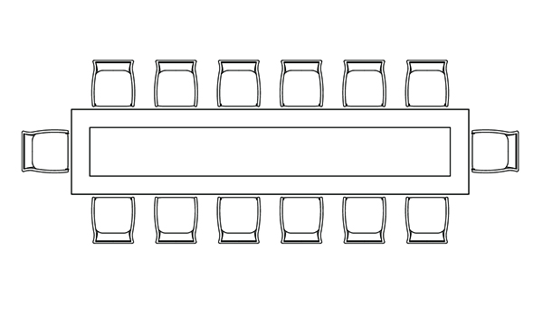 Mobility Centre Conference seating diagram