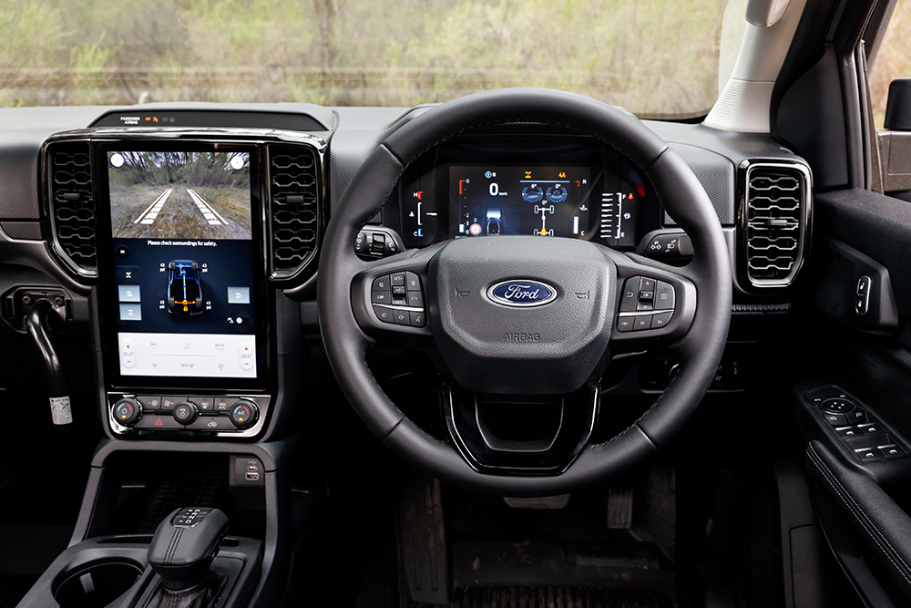 Ford Ranger Super Duty Double Cab Chassis interior.