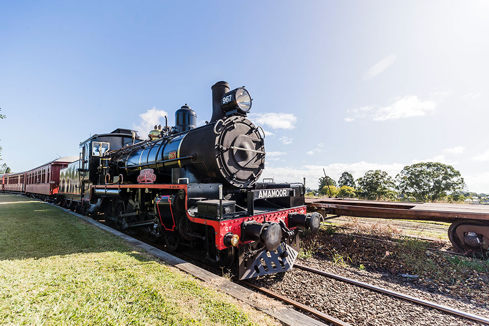 The Mary Valley Rattler train.