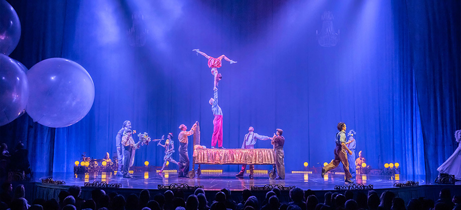 cirque du soleil performance purple